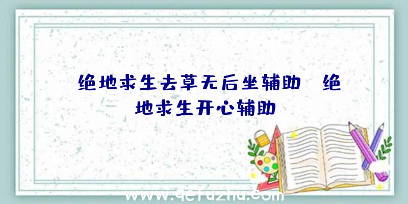 「绝地求生去草无后坐辅助」|绝地求生开心辅助